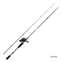 KULIA  SHORE  VERSATILE  SET【2ピースルアーロッドとライン付ベイトリールのセット】(B6102ML)